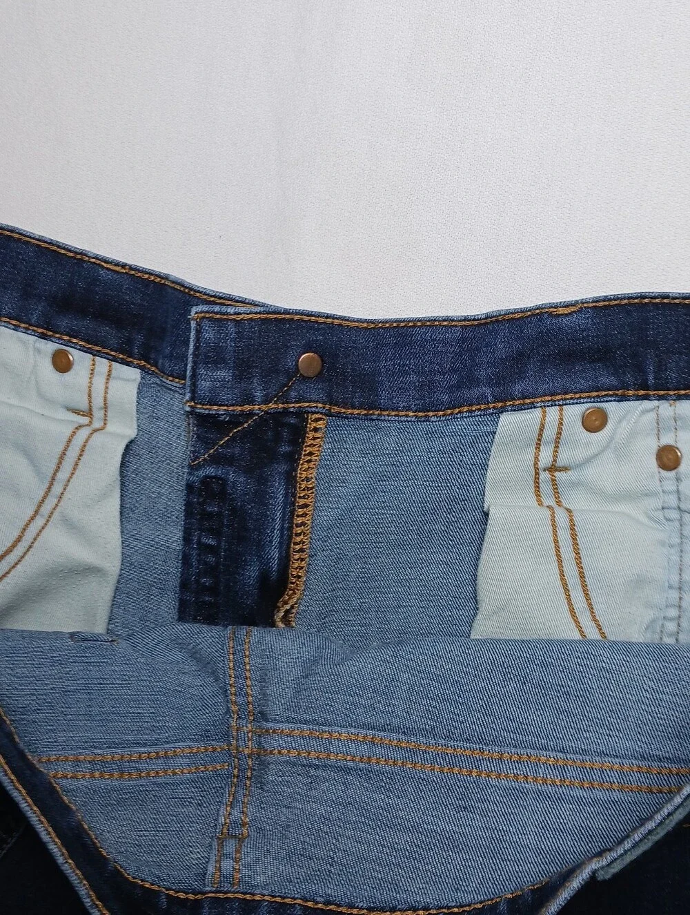 Lucky Brand Mens 223 Straight Leg Jeans 38X32 Dark Blue Denim Stretch CoolMax